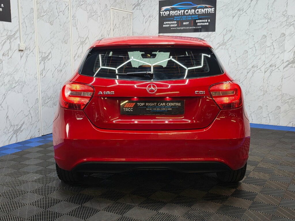 Mercedes-Benz A Class 1.5 A180 Cdi Se Hatchback 7G-dct Ss 109 Ps Red #4