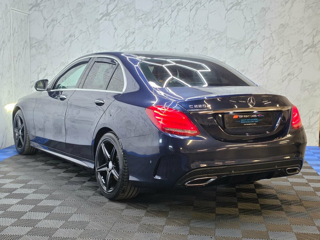 Mercedes-Benz C Class 2.1 C220d Amg Line Premium Saloon 7G-tronic Blue #5