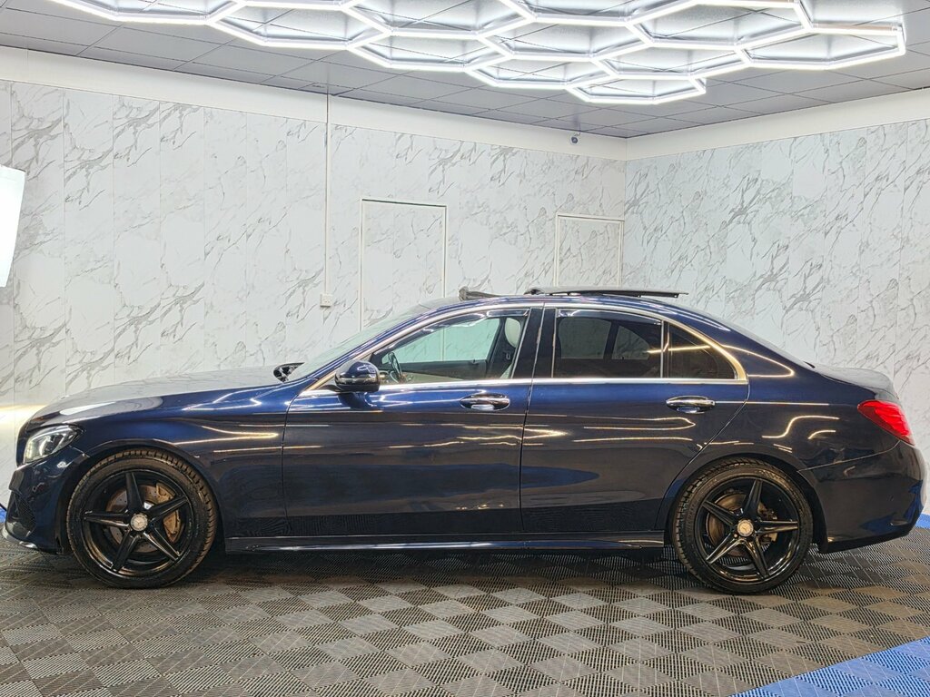 Mercedes-Benz C Class 2.1 C220d Amg Line Premium Saloon 7G-tronic Blue #6