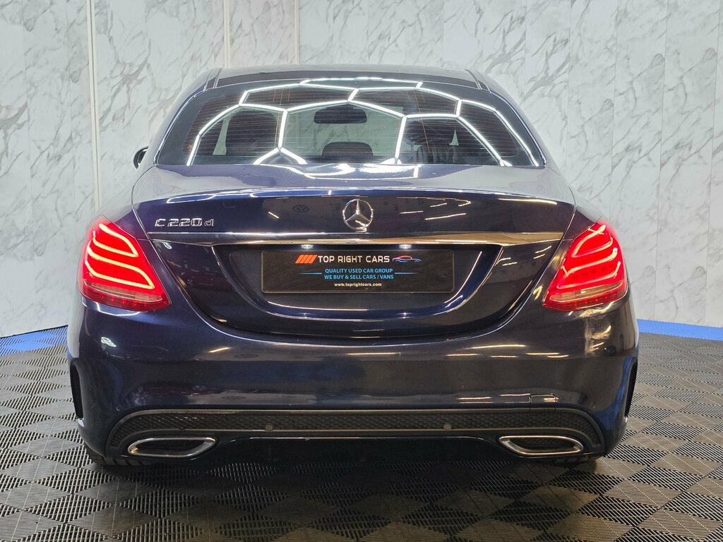 Mercedes-Benz C Class 2.1 C220d Amg Line Premium Saloon 7G-tronic Blue #4