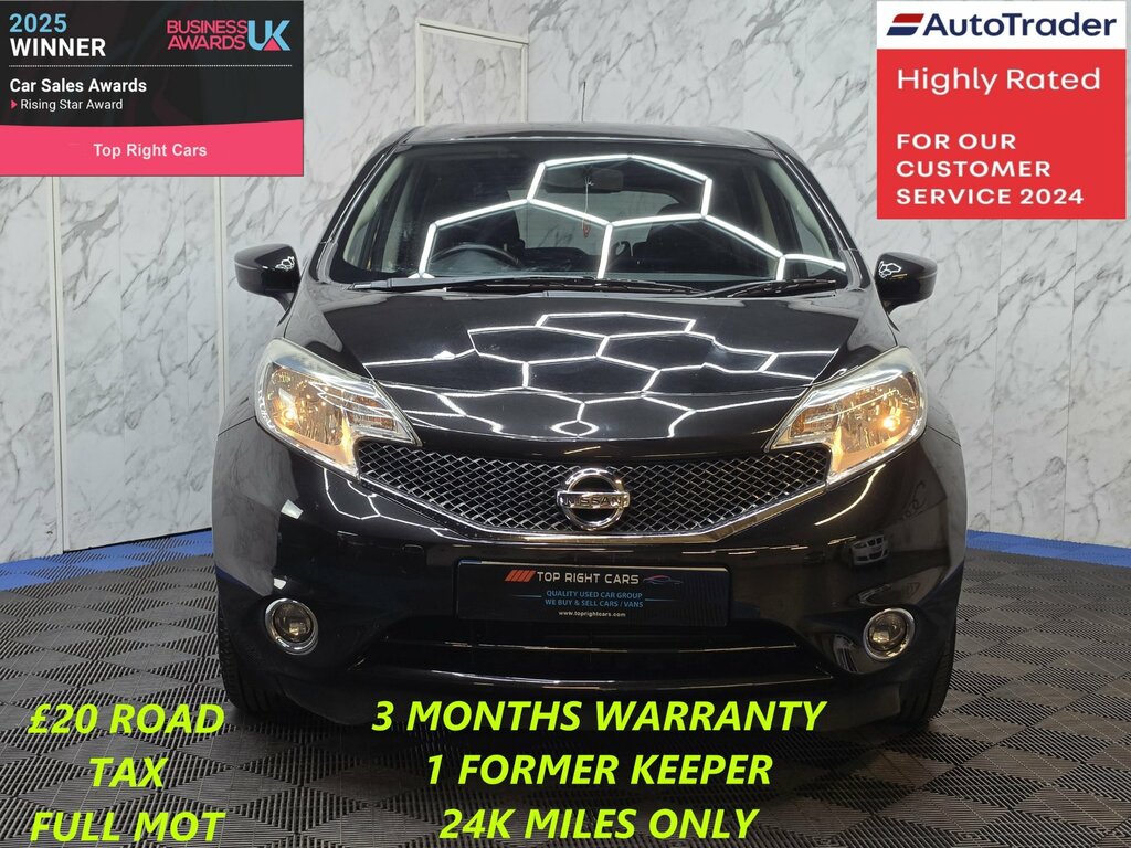 Nissan Note 1.2 Acenta Hatchback Euro 6 Ss 80 Ps Petr Black #2