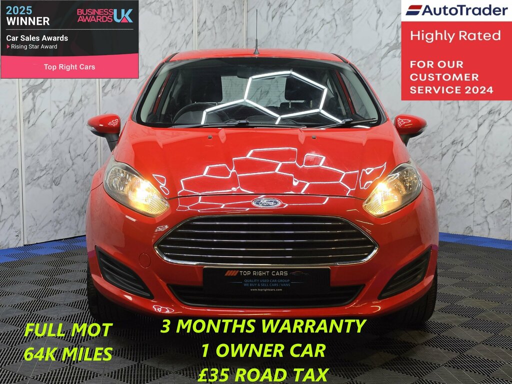 Ford Fiesta 1.25 Style Hatchback 60 Ps Red #2
