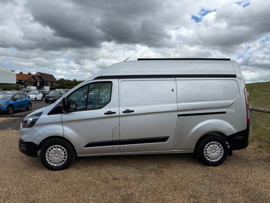 Ford Transit Custom 2.0 320 Ecoblue L2 H2 Euro 6 EJ68NDD Silver #4