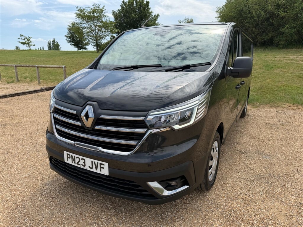 Renault Trafic 2.0 Dci Blue Ll30 Business Panel Van M PN23JVF Black #3