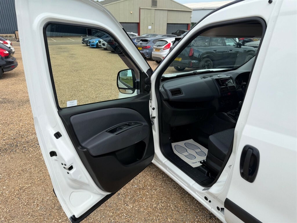 Fiat Doblo Multijetii Dropside Flat Bed Euro 6 Cage 1.6 D White #18