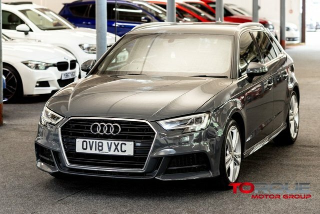 Audi A3 1.6 Tdi S Line Sportback Euro 6 Grey