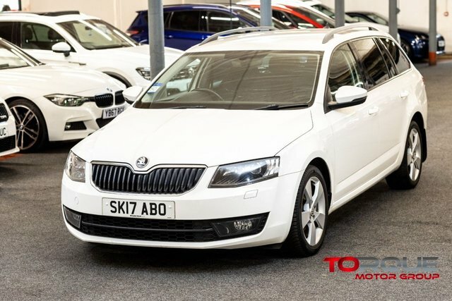 Skoda Octavia 1.6 Tdi Se Sport Estate Euro 6 White