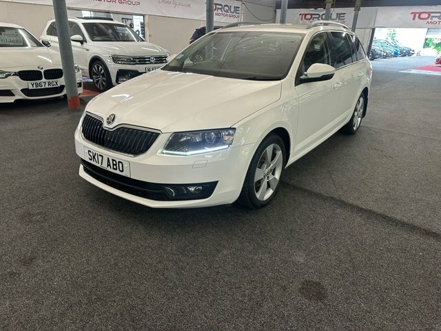 Skoda Octavia 1.6 Tdi Se Sport Estate Euro 6 White