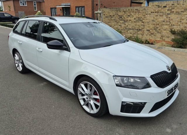 Skoda Octavia 2.0 Tdi Vrs Estate Dsg Euro 6 S S Sn White #2