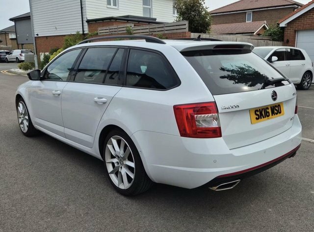 Skoda Octavia 2.0 Tdi Vrs Estate Dsg Euro 6 S S Sn White #4