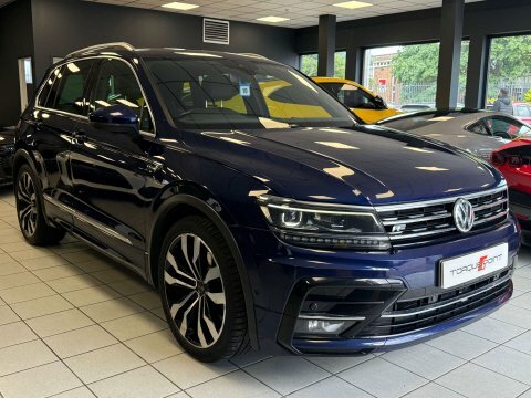 Volkswagen Tiguan 2.0 Tiguan R-line Tdi Bluemotion Technology 4Motio YE67YKO Blue
