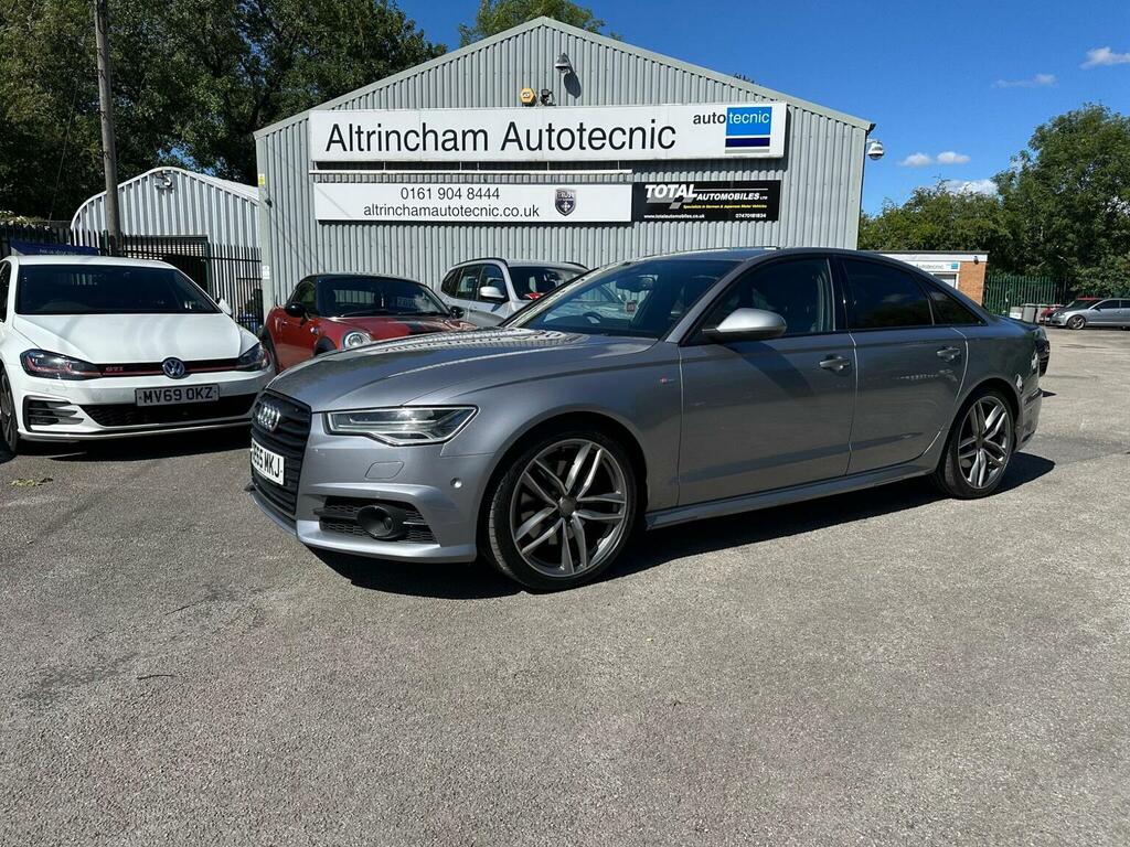 Audi A6 Saloon Saloon 3.0 Tdi V6 Black Edition S Tronic Quattro E OE65MKJ Grey #3
