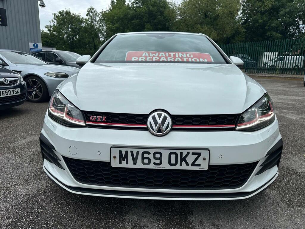 Volkswagen Golf Hatchback 2.0 Tsi Gti Performance Dsg Euro 6 Ss MV69OKZ White #3