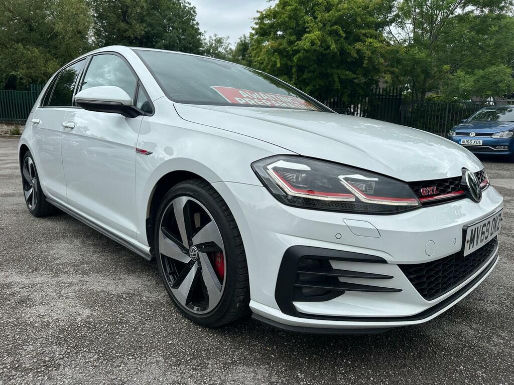 Volkswagen Golf Hatchback 2.0 Tsi Gti Performance Dsg Euro 6 Ss MV69OKZ White #6