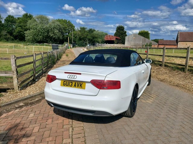 Audi A5 2.0 Tdi S Line Special Edition Convertible Die White #5