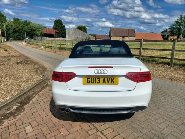 Audi A5 2.0 Tdi S Line Special Edition Convertible Die White #6