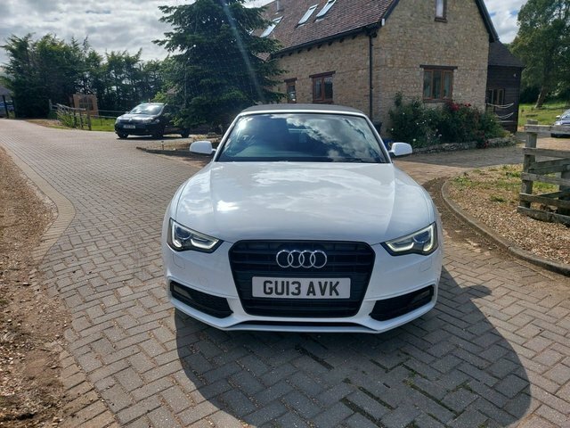 Audi A5 2.0 Tdi S Line Special Edition Convertible Die White #2