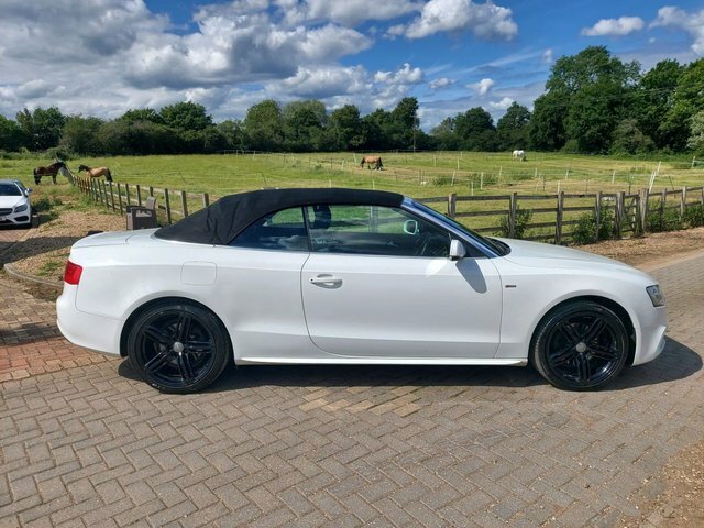 Audi A5 2.0 Tdi S Line Special Edition Convertible Die White #3