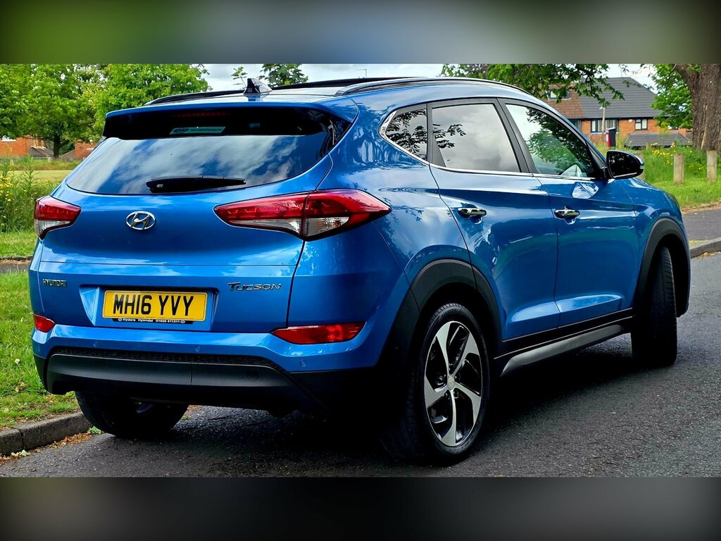 Hyundai Tucson 1.7 Crdi Blue Drive Premium Se Dct Euro 6 Ss MH16YVY Blue #5