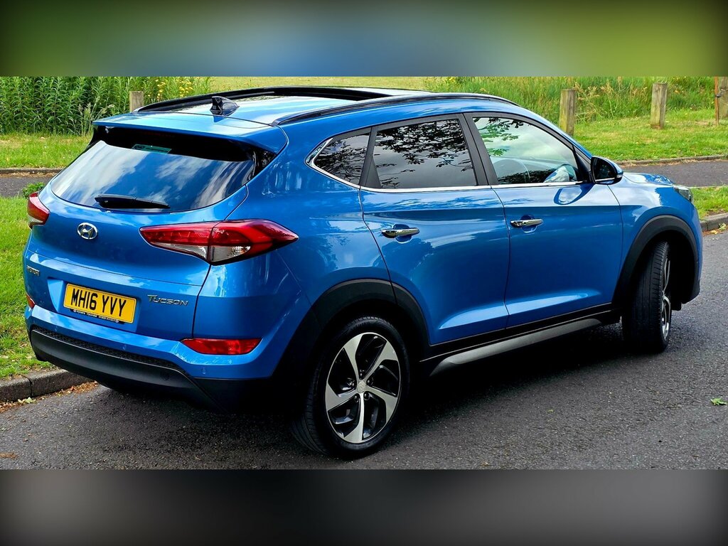 Hyundai Tucson 1.7 Crdi Blue Drive Premium Se Dct Euro 6 Ss MH16YVY Blue #6