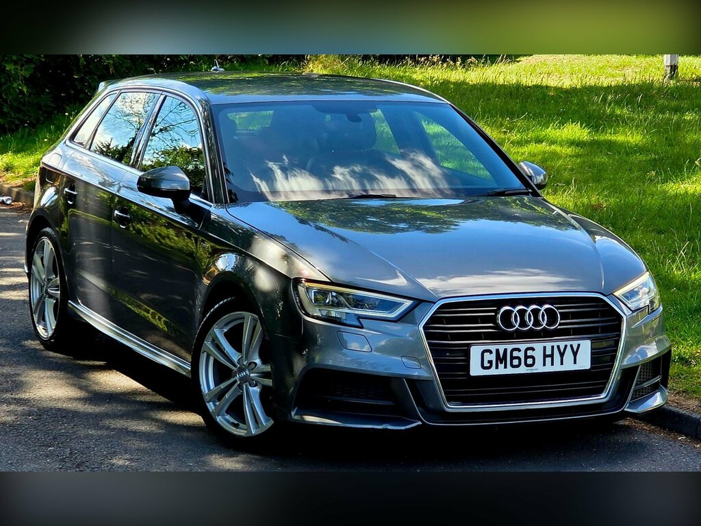 Audi A3 1.6 Tdi S Line Sportback Euro 6 Ss Grey #5