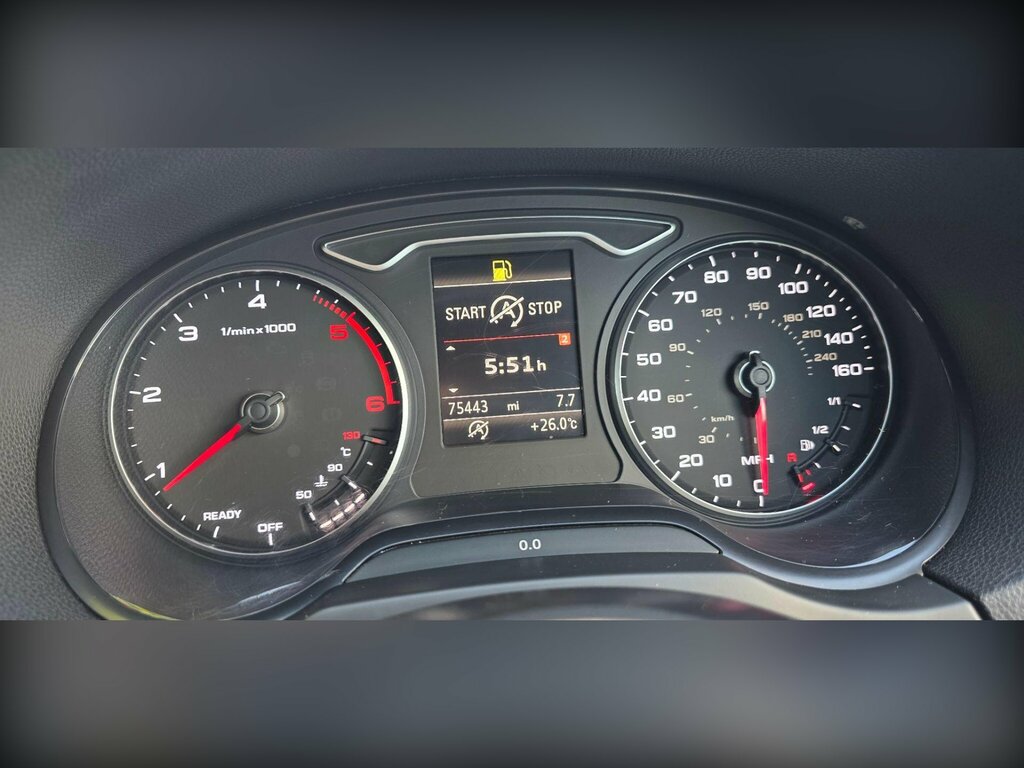 Audi A3 1.6 Tdi S Line Sportback Euro 6 Ss Grey #3