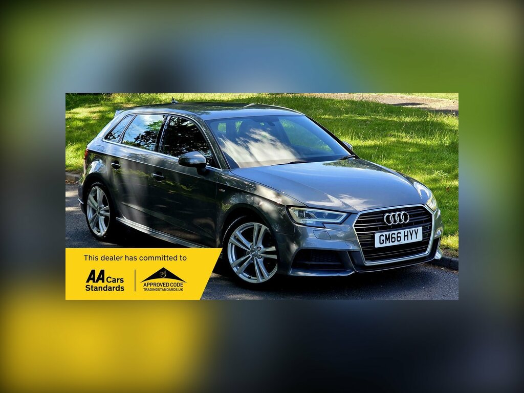 Audi A3 1.6 Tdi S Line Sportback Euro 6 Ss Grey