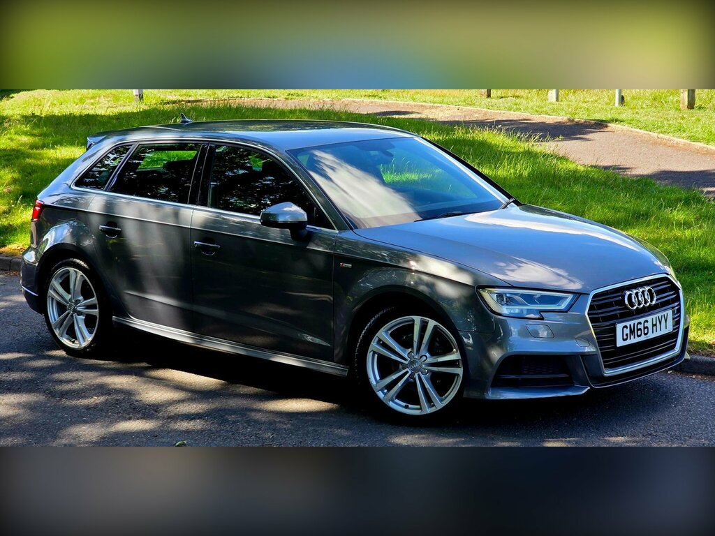 Audi A3 1.6 Tdi S Line Sportback Euro 6 Ss Grey #6