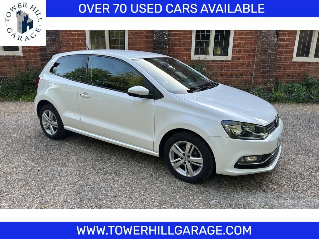 Volkswagen Polo 1.0 Bluemotion Tech Match Edition Hatchback Pe White