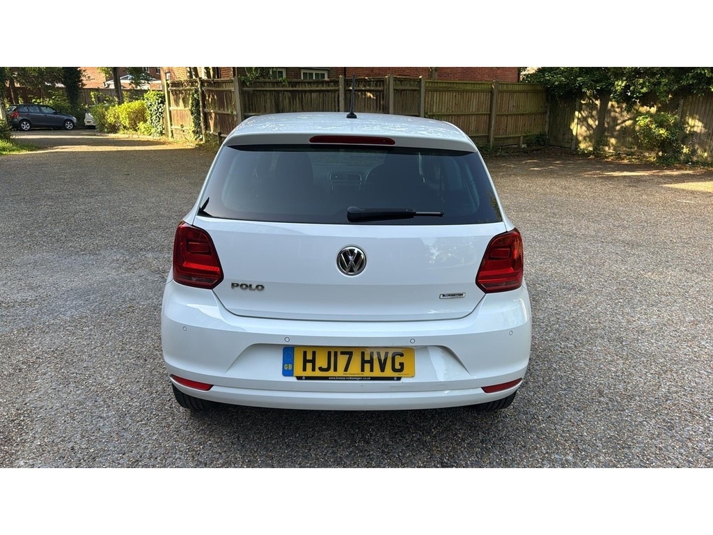 Volkswagen Polo 1.0 Bluemotion Tech Match Edition Hatchback Pe HJ17HVG White #4
