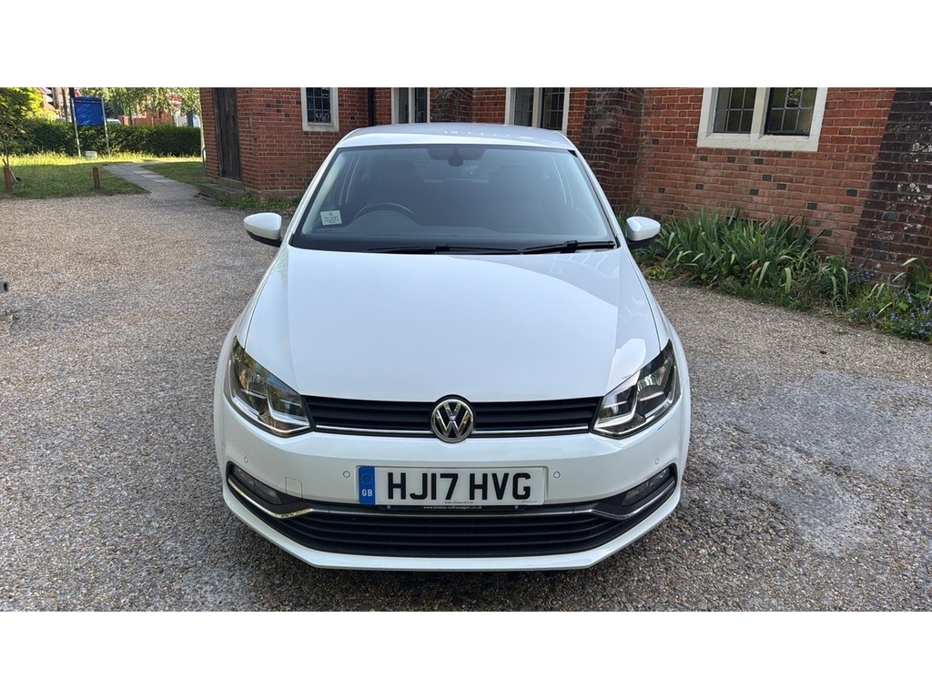 Volkswagen Polo 1.0 Bluemotion Tech Match Edition Hatchback Pe HJ17HVG White #2