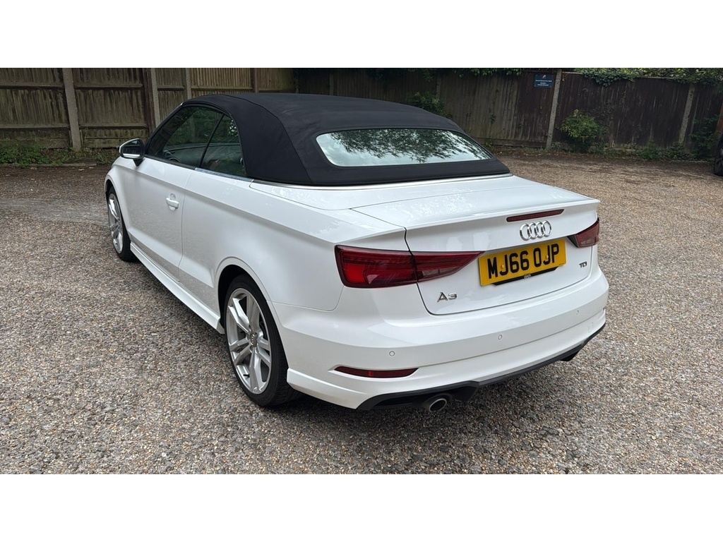 Audi A3 Cabriolet 1.6 Tdi S Line Euro 6 Ss White #5