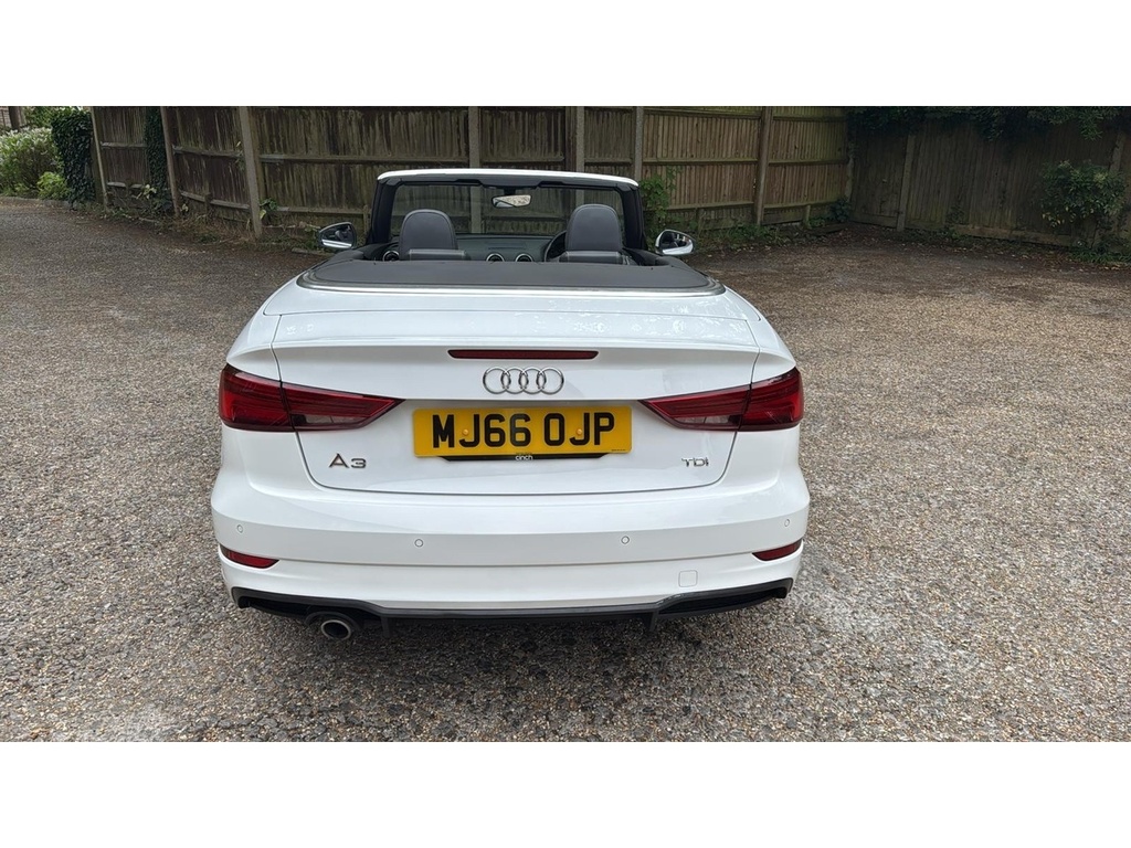 Audi A3 Cabriolet 1.6 Tdi S Line Euro 6 Ss White #6