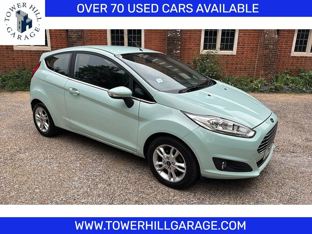 Ford Fiesta 1.25 Zetec Hatchback Euro 6 82 CP66DMF Green