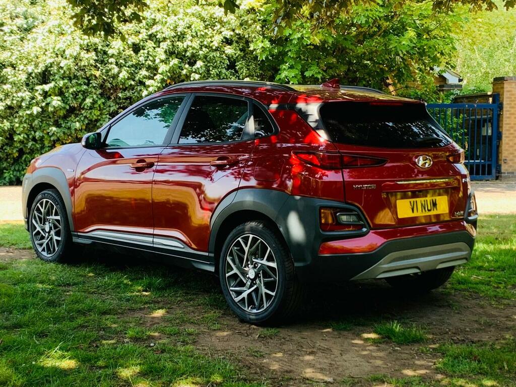 Hyundai Kona 1.6 H-gdi Premium Dct Euro 6 Ss Red #4