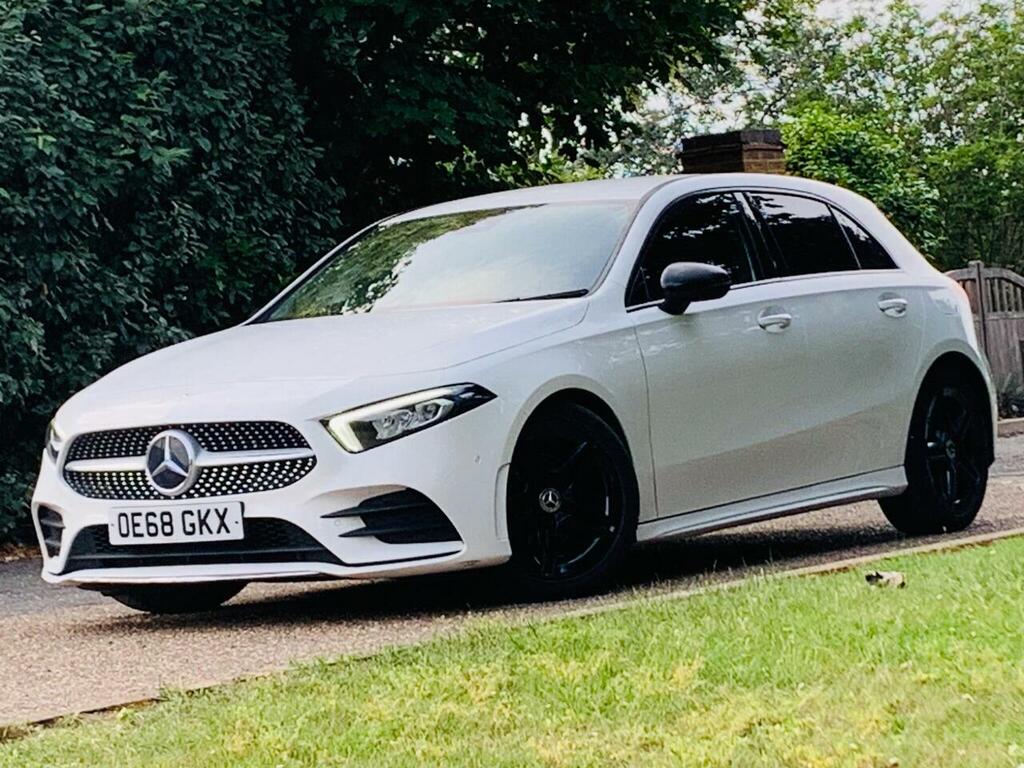 Mercedes-Benz A Class 1.5 A180d Amg Line Premium 7G-dct Euro 6 Ss 5 OE68GKX White #3