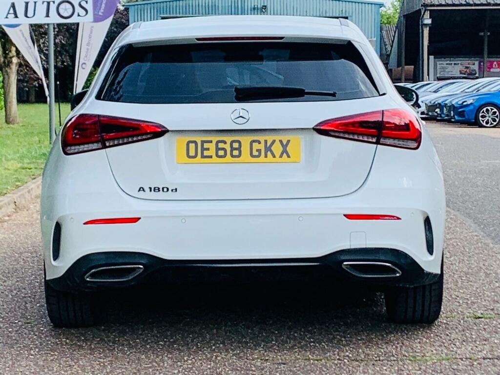 Mercedes-Benz A Class 1.5 A180d Amg Line Premium 7G-dct Euro 6 Ss 5 OE68GKX White #6