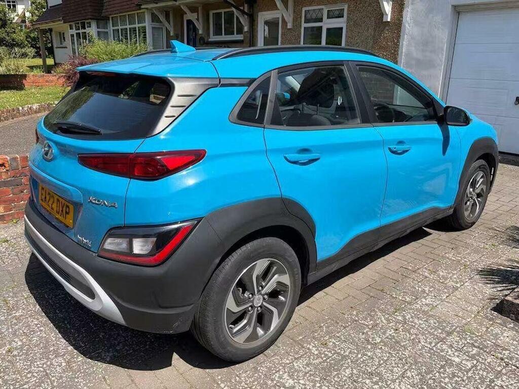 Hyundai Kona 1.6 H-gdi Se Connect Dct Euro 6 Ss Blue #3