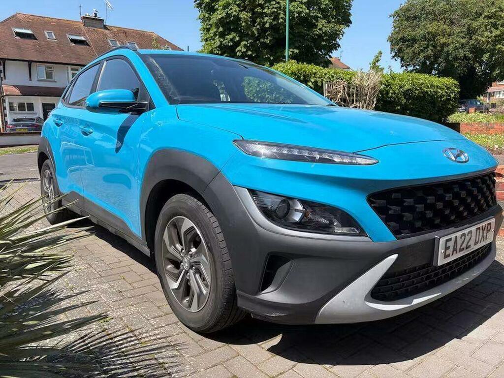 Hyundai Kona 1.6 H-gdi Se Connect Dct Euro 6 Ss Blue