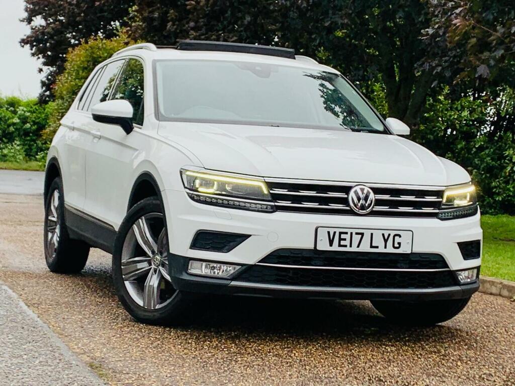 Volkswagen Tiguan 2.0 Tdi Bluemotion Tech Sel Dsg 4Motion Euro 6 S VE17LYG White #2