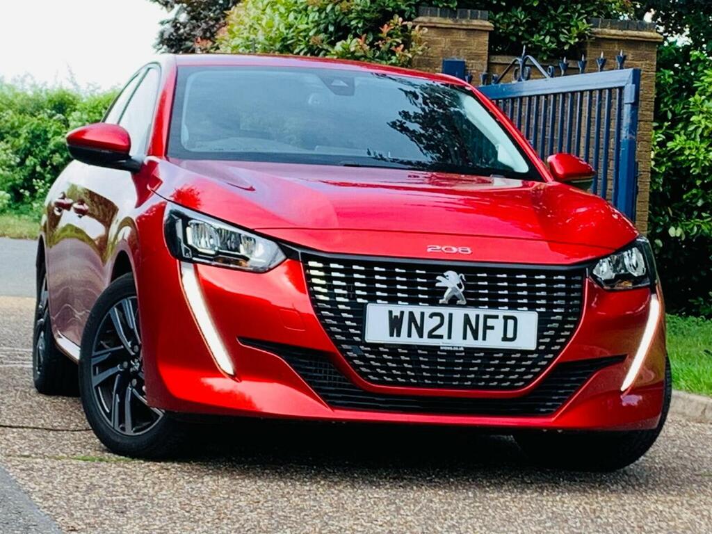 Peugeot 208 1.2 Puretech Allure Premium Eat Euro 6 Ss WN21NFD Red #2