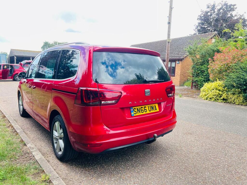 Seat Alhambra 2.0L Tdi Se Lux 150 Bhp White #9