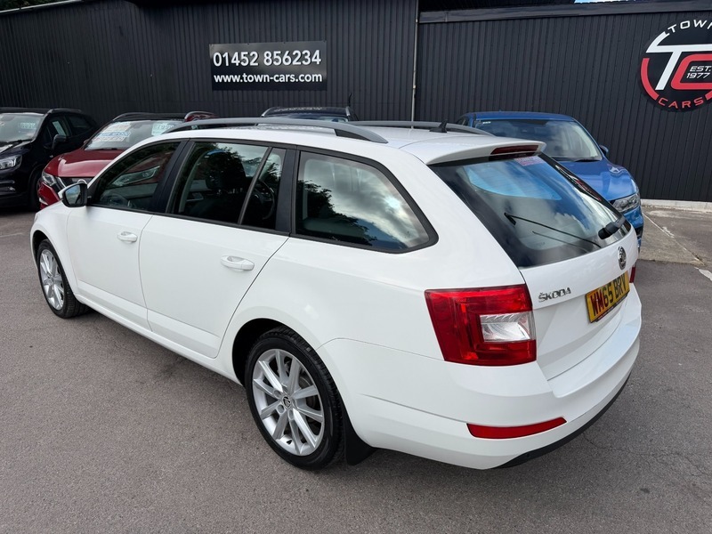 Skoda Octavia Se L Tsi White #4