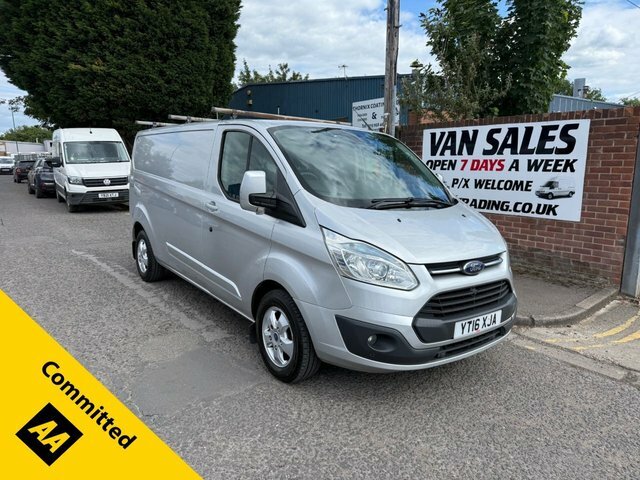 Ford Transit Custom 2016 2.2 Tdci 290 Limited Panel Van Man Silver