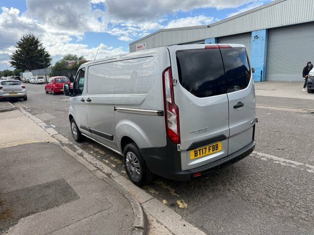 Ford Transit Custom 2017 2.0 Tdci 270 Trend Panel Van Manua BT17FBB Silver #6