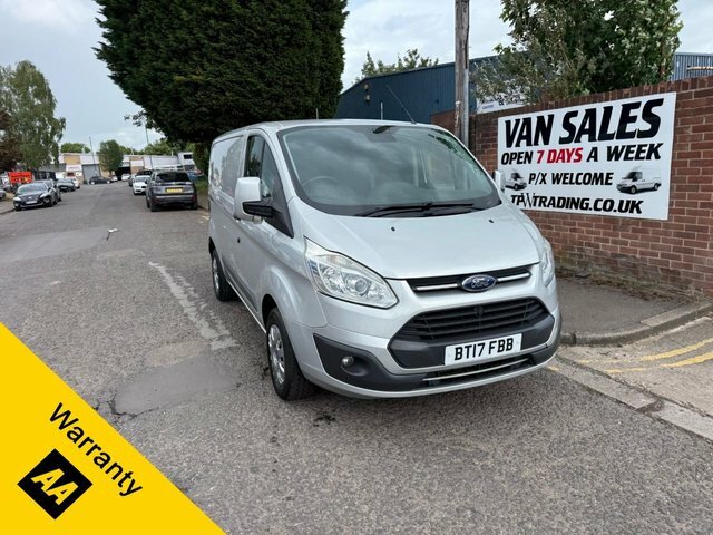 Ford Transit Custom 2017 2.0 Tdci 270 Trend Panel Van Manua BT17FBB Silver #2
