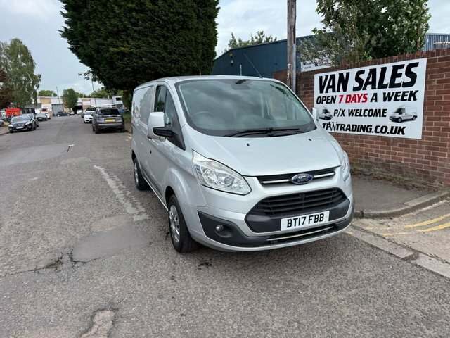 Ford Transit Custom 2017 2.0 Tdci 270 Trend Panel Van Manua BT17FBB Silver #2