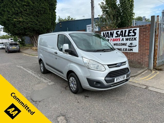 Ford Transit Custom 2017 2.0 Tdci 270 Trend Panel Van Manua Silver
