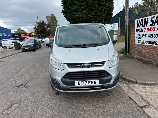 Ford Transit Custom 2017 2.0 Tdci 270 Trend Panel Van Manua BT17FBB Silver #3