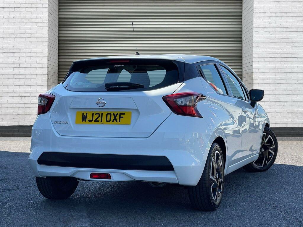 Nissan Micra 1.0 Ig-t Acenta Xtron Euro 6 Ss WJ21OXF White #3